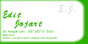 edit jojart business card